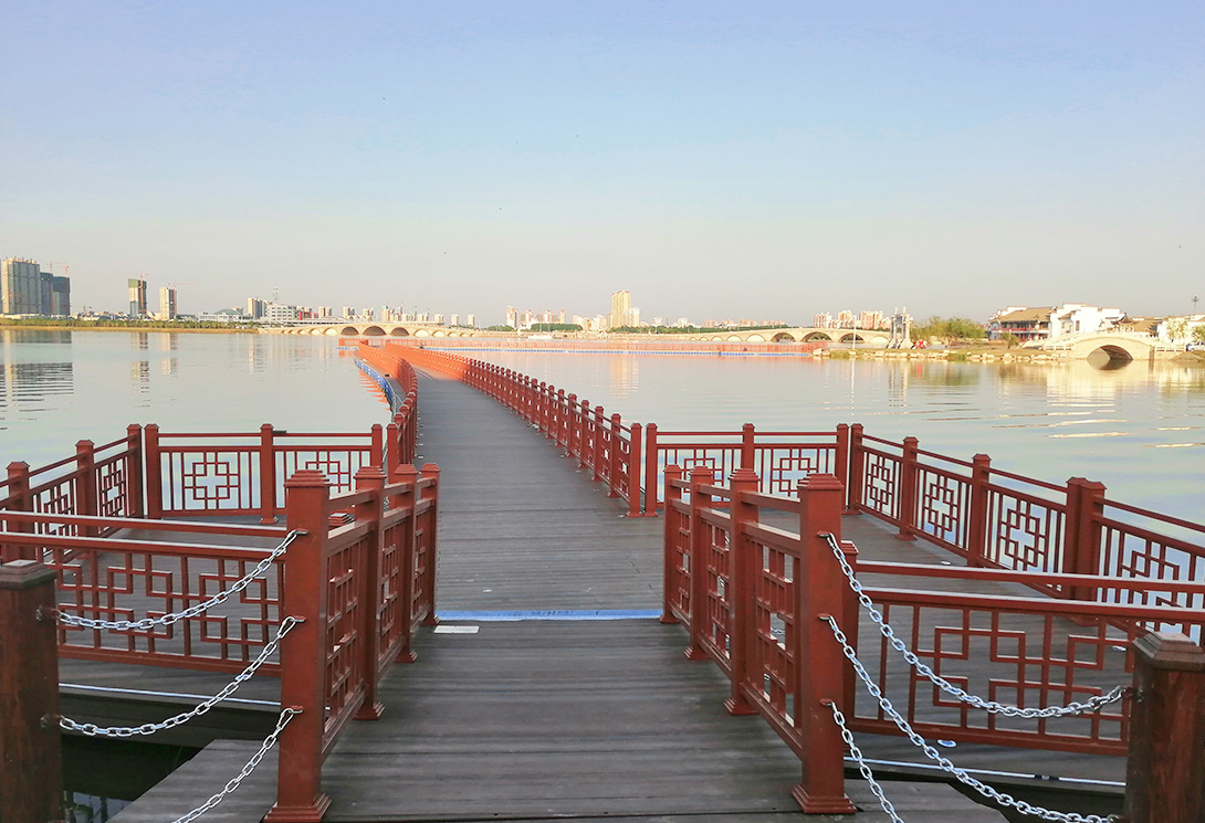 山东滨州环中海慢行步道