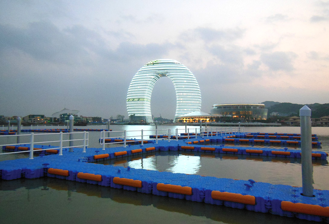 浙江湖州南太湖旅游度假区超五星酒店游艇码头